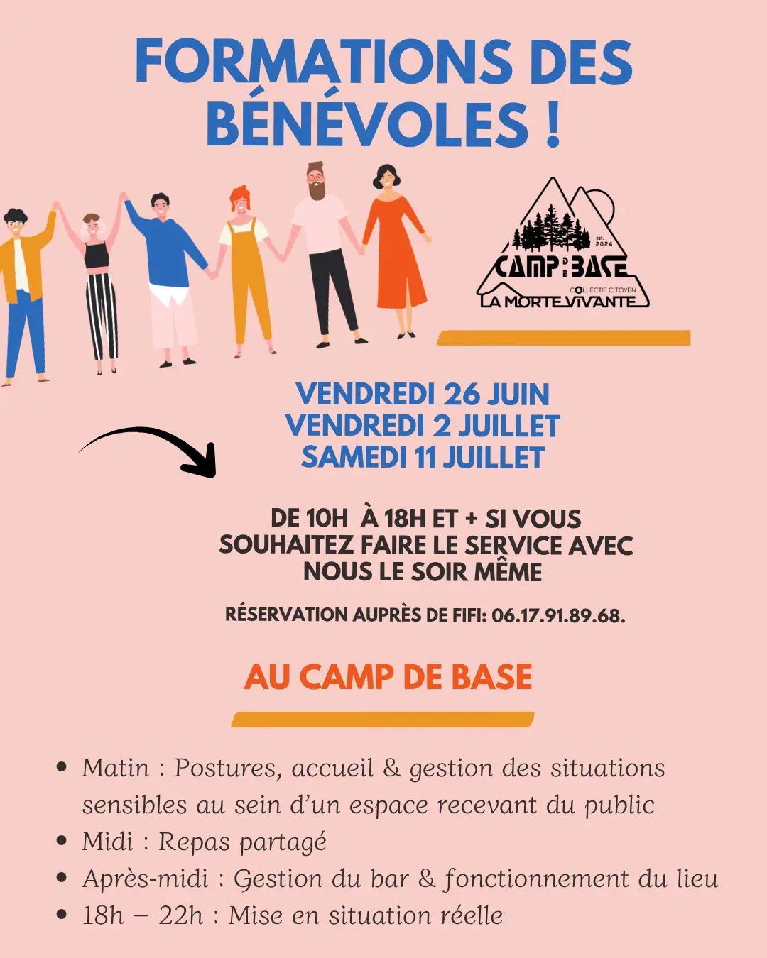 Formations bénévoles au Camp de base